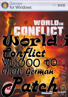 Box art for World in Conflict v1.000 to v1.010 German Patch