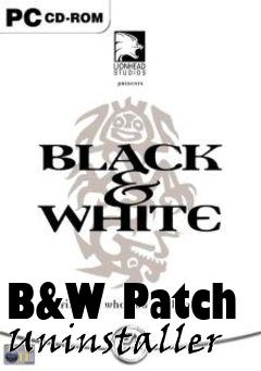 Box art for B&W Patch Uninstaller