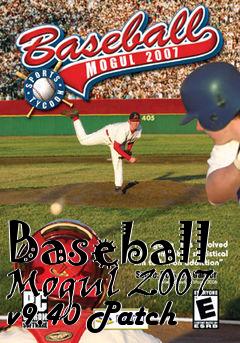 Box art for Baseball Mogul 2007 v9.40 Patch