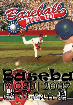 Box art for Baseball Mogul 2007 v9.40 Patch