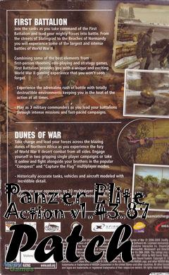 Box art for Panzer Elite Action v1.43.87 Patch