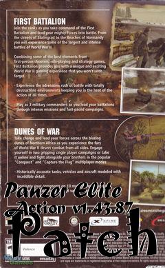 Box art for Panzer Elite Action v1.43.87 Patch