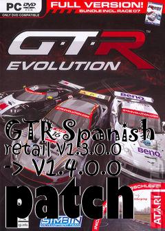 Box art for GTR Spanish retail v1.3.0.0 -> v1.4.0.0 patch