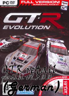 Box art for GTR retail patch v1.5.0.0 (German)