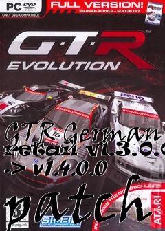 Box art for GTR German retail v1.3.0.0 -> v1.4.0.0 patch