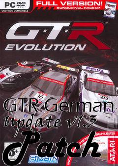 Box art for GTR German Update v1.3 Patch