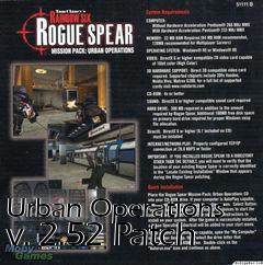 Box art for Urban Operations v. 2.52 Patch