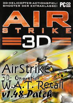 Box art for AirStrike 3D: Operation W.A.T. Retail v1.48 Patch