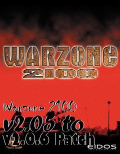 Box art for Warzone 2100 v2.05 to v2.0.6 Patch