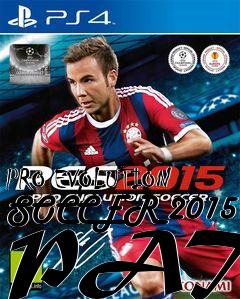 Box art for PRO EVOLUTION SOCCER 2015 PATCH