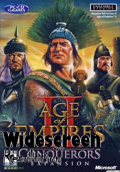 Box art for Widescreen Resolution