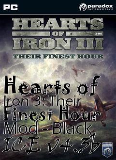 Box art for Hearts of Iron 3: Their Finest Hour Mod - Black ICE v4.3b