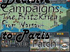 Box art for Decisive Campaigns: The Blitzkrieg From Warsaw to Paris v1.50c Patch