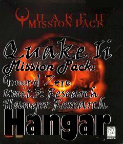 Box art for Quake Ii Mission Pack: Ground Zero