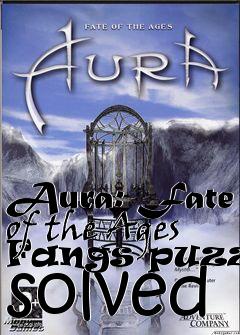 Box art for Aura: Fate of the Ages