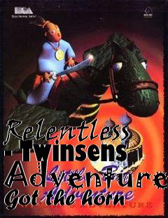 Box art for Relentless - Twinsens Adventure