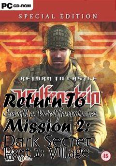 Box art for Return To Castle Wolfenstein