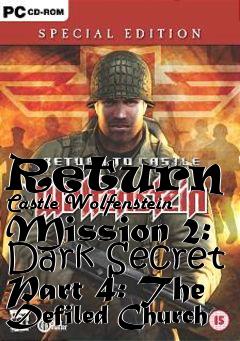Box art for Return To Castle Wolfenstein