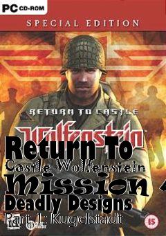 Box art for Return To Castle Wolfenstein