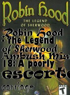 Box art for Robin Hood - The Legend of Sherwood