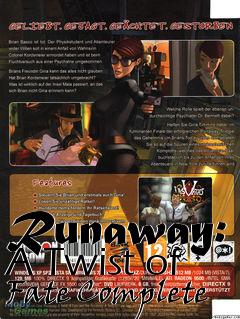 Box art for Runaway: A Twist of Fate