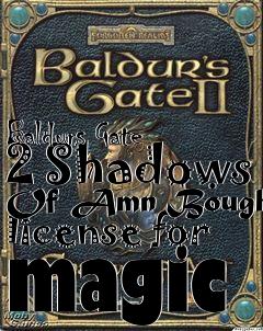 Box art for Baldurs Gate 2 Shadows Of Amn