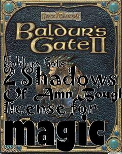 Box art for Baldurs Gate 2 Shadows Of Amn