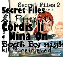 Box art for Secret Files 2: Puritas Cordis