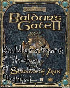 Box art for Baldurs Gate 2 Shadows Of Amn