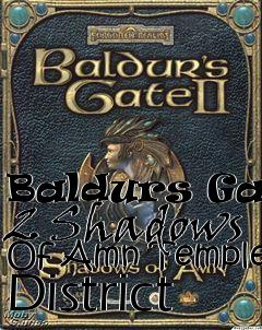 Box art for Baldurs Gate 2 Shadows Of Amn