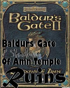 Box art for Baldurs Gate 2 Shadows Of Amn