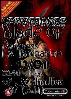 Box art for Severance: Blade of Darkness