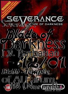 Box art for Severance: Blade of Darkness