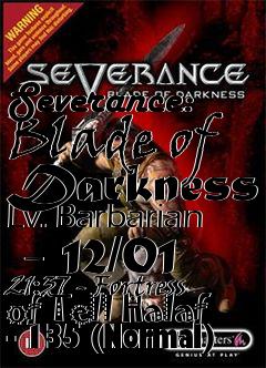 Box art for Severance: Blade of Darkness