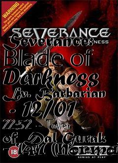 Box art for Severance: Blade of Darkness