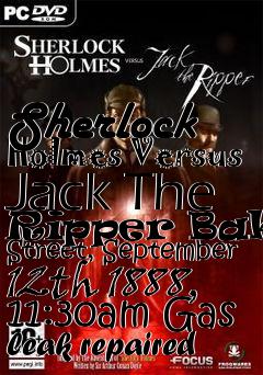 Box art for Sherlock Holmes Versus Jack The Ripper
