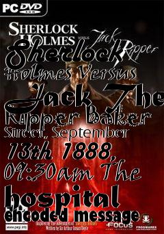 Box art for Sherlock Holmes Versus Jack The Ripper