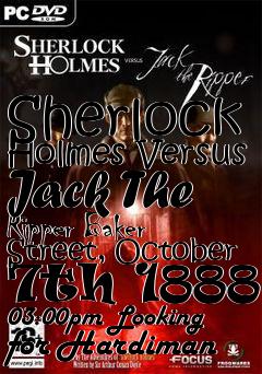 Box art for Sherlock Holmes Versus Jack The Ripper