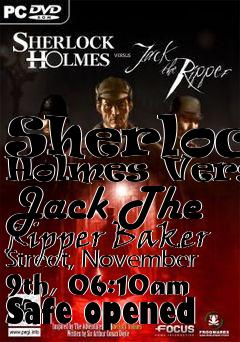 Box art for Sherlock Holmes Versus Jack The Ripper