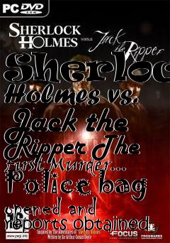 Box art for Sherlock Holmes vs. Jack the Ripper