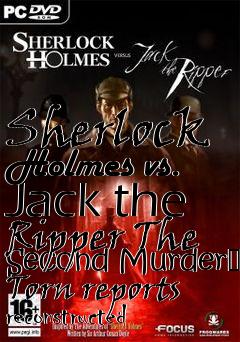 Box art for Sherlock Holmes vs. Jack the Ripper