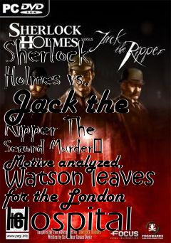 Box art for Sherlock Holmes vs. Jack the Ripper