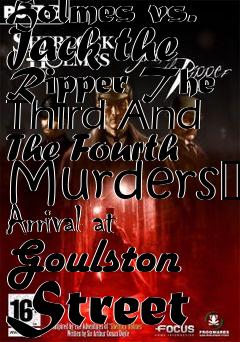 Box art for Sherlock Holmes vs. Jack the Ripper