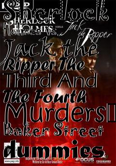 Box art for Sherlock Holmes vs. Jack the Ripper