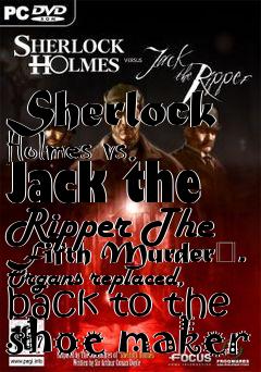 Box art for Sherlock Holmes vs. Jack the Ripper