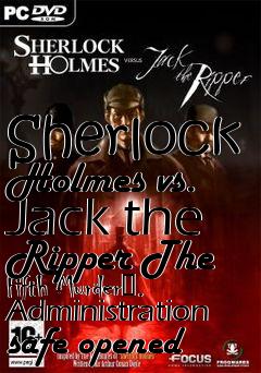 Box art for Sherlock Holmes vs. Jack the Ripper