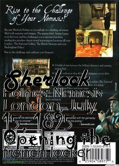 Box art for Sherlock Holmes: Nemesis