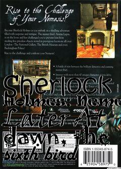 Box art for Sherlock Holmes: Nemesis