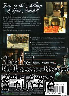 Box art for Sherlock Holmes: Nemesis