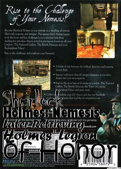 Box art for Sherlock Holmes: Nemesis